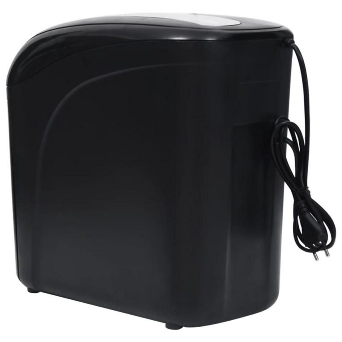 VIDAXL Déchiqueteuse de papier 10 feuilles à micro coupe Noir