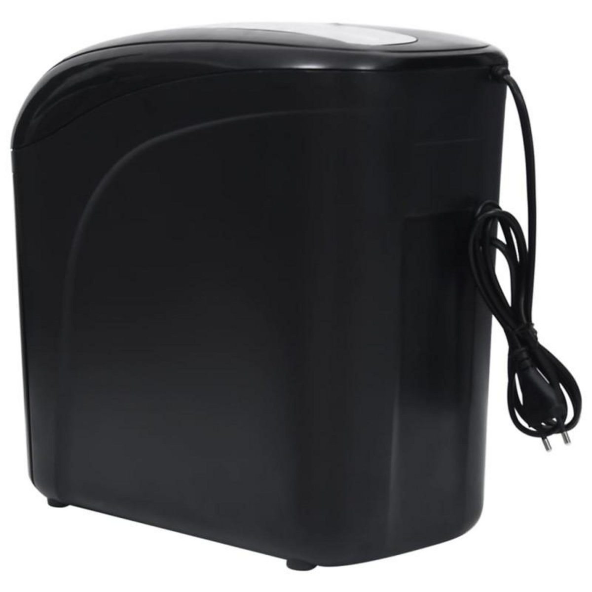 VIDAXL Déchiqueteuse de papier 10 feuilles à micro coupe Noir