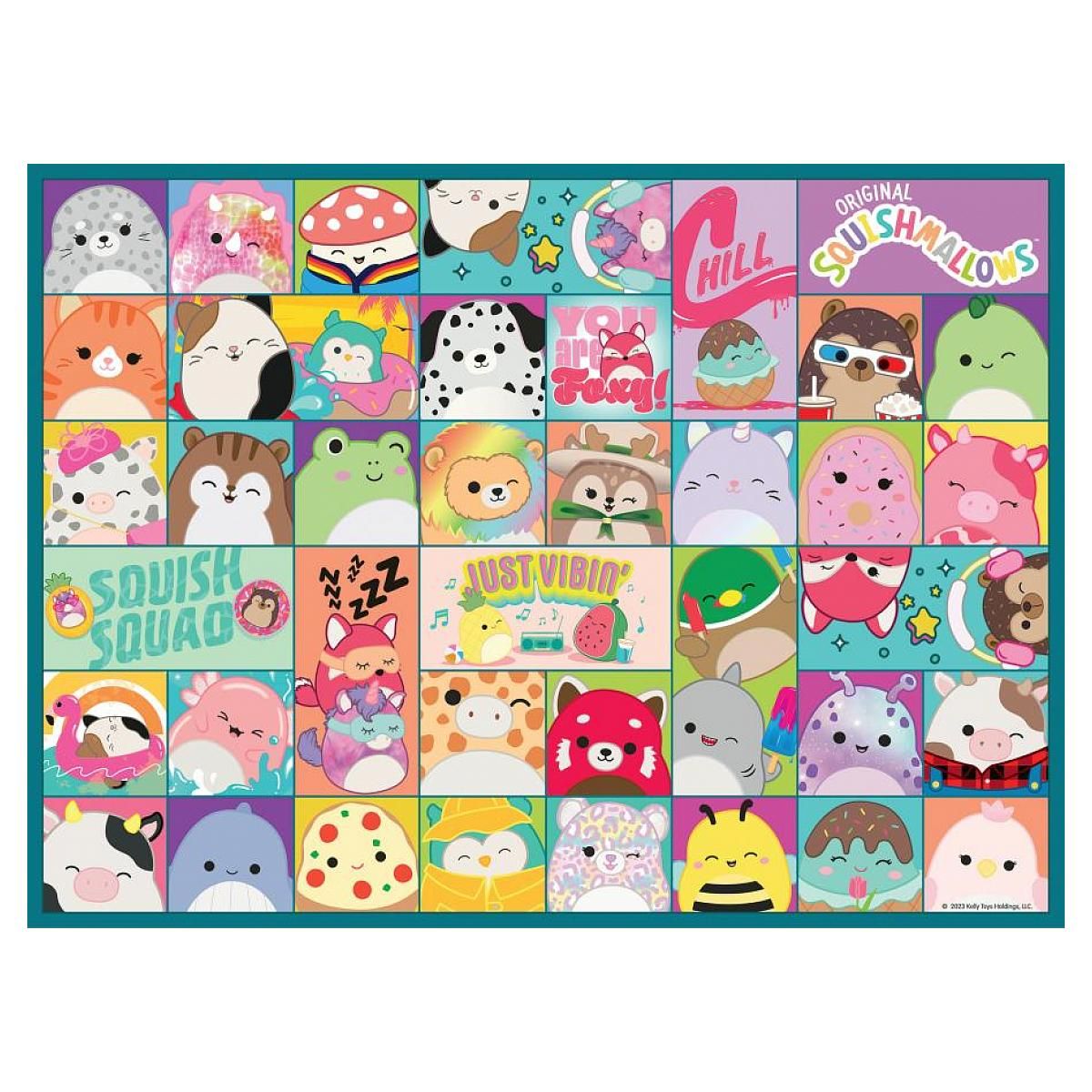 RAVENSBURGER Puzzle 100 p xxl - squishmallows colores