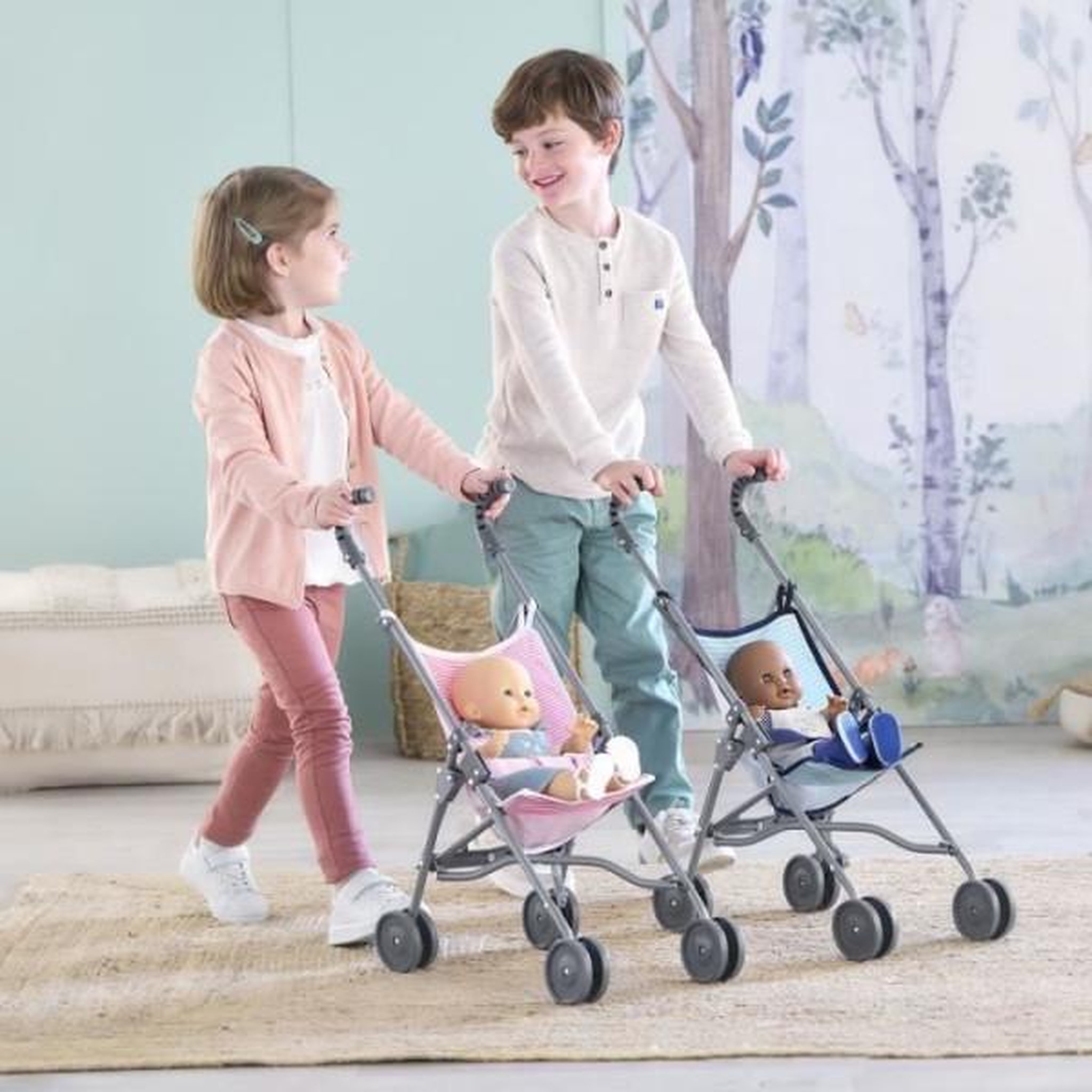 Voir la diapositive 5 : COROLLE Poussette Canne Rose pour poupon 36/42/52 cm