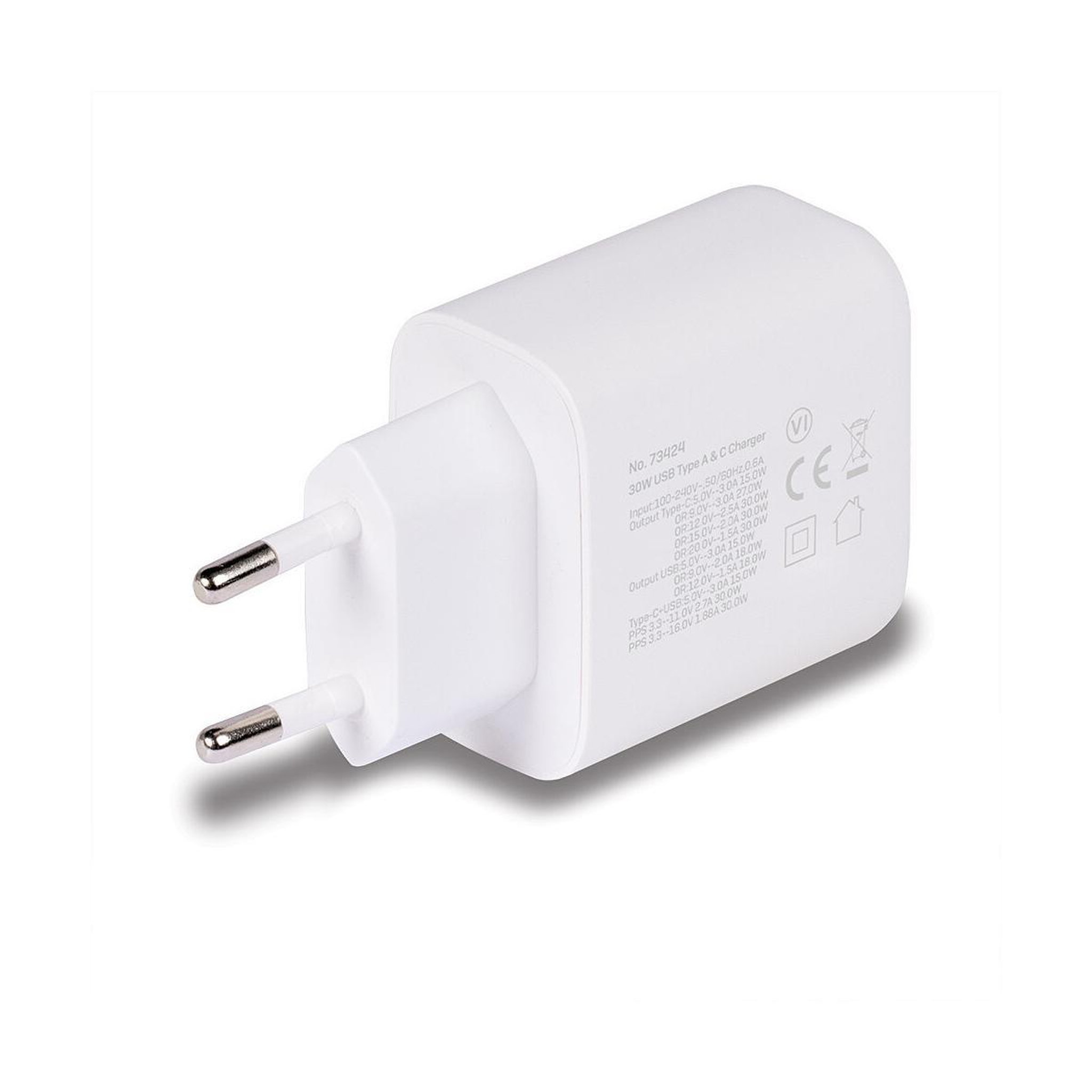 Voir la diapositive 3 : LINDY Lindy 73424 chargeur d'appareils mobiles universel blanc secteur charge rapide intérieure