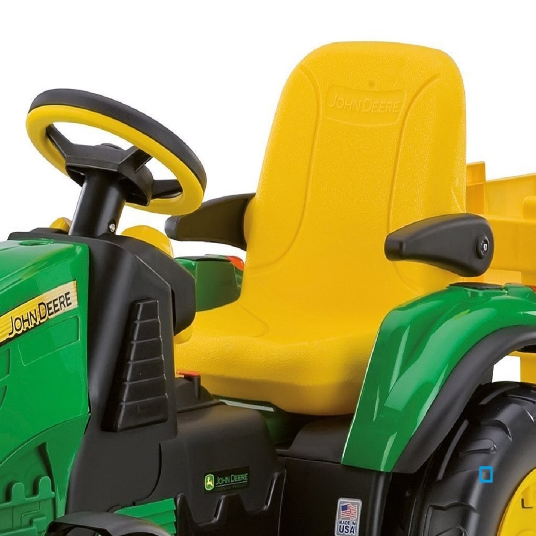 Voir la diapositive 3 : PEG PEREGO Tracteur Ground Force John Deere + remorque 