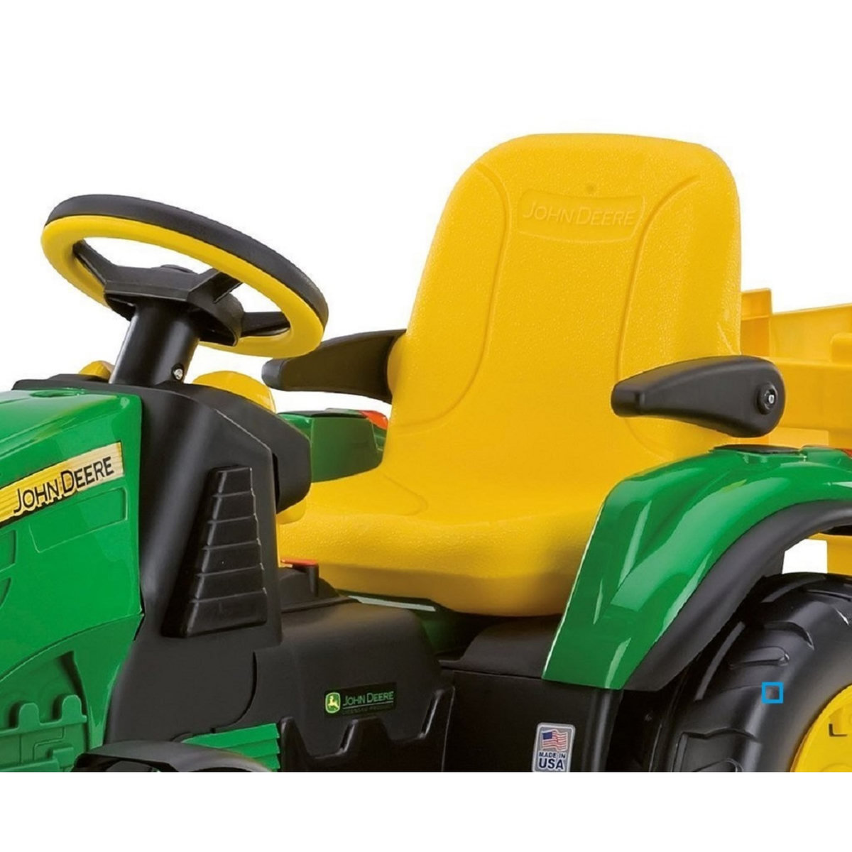 PEG PEREGO Tracteur Ground Force John Deere + remorque 