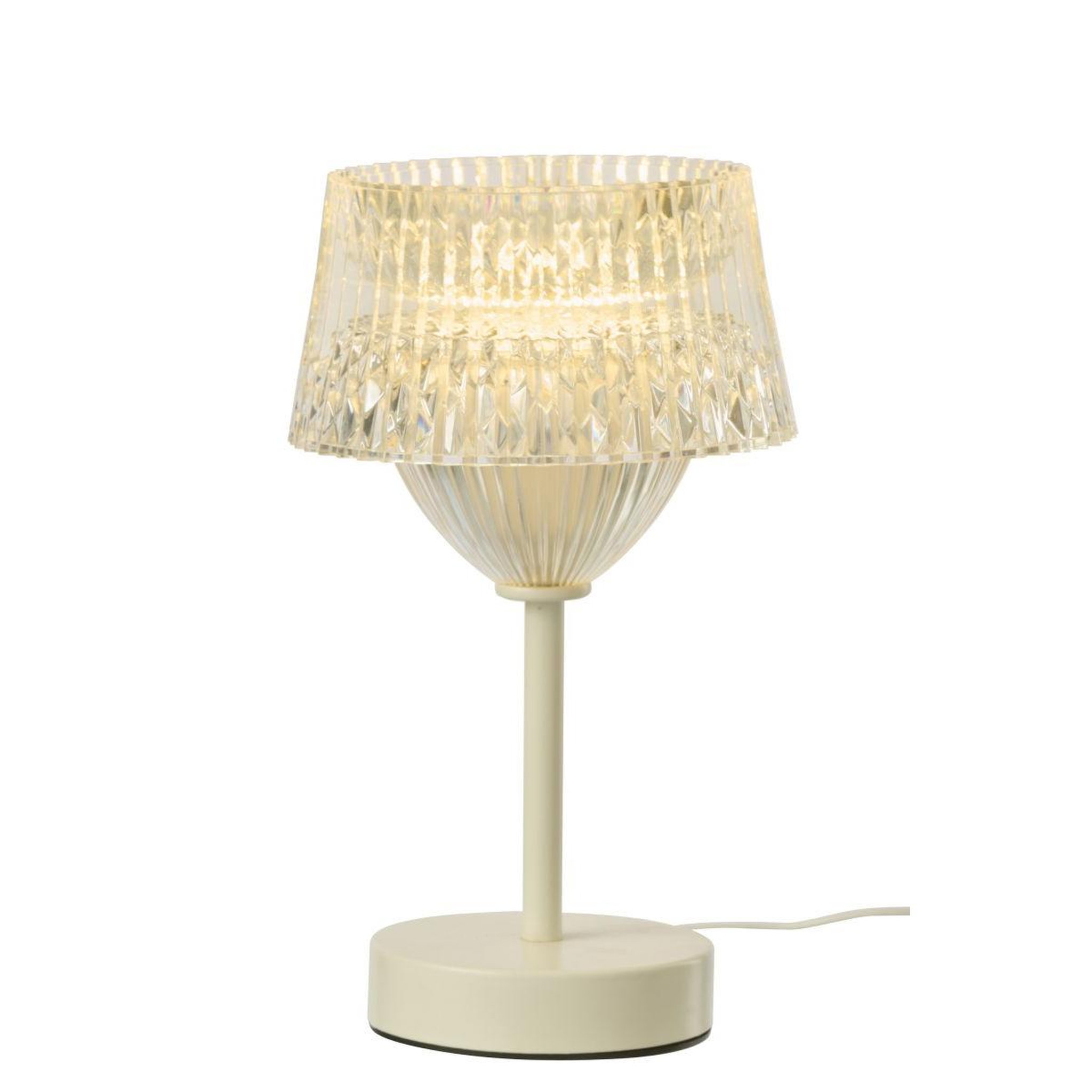 Voir la diapositive 4 : J-LINE Lampe à poser à led  touch  25cm blanc