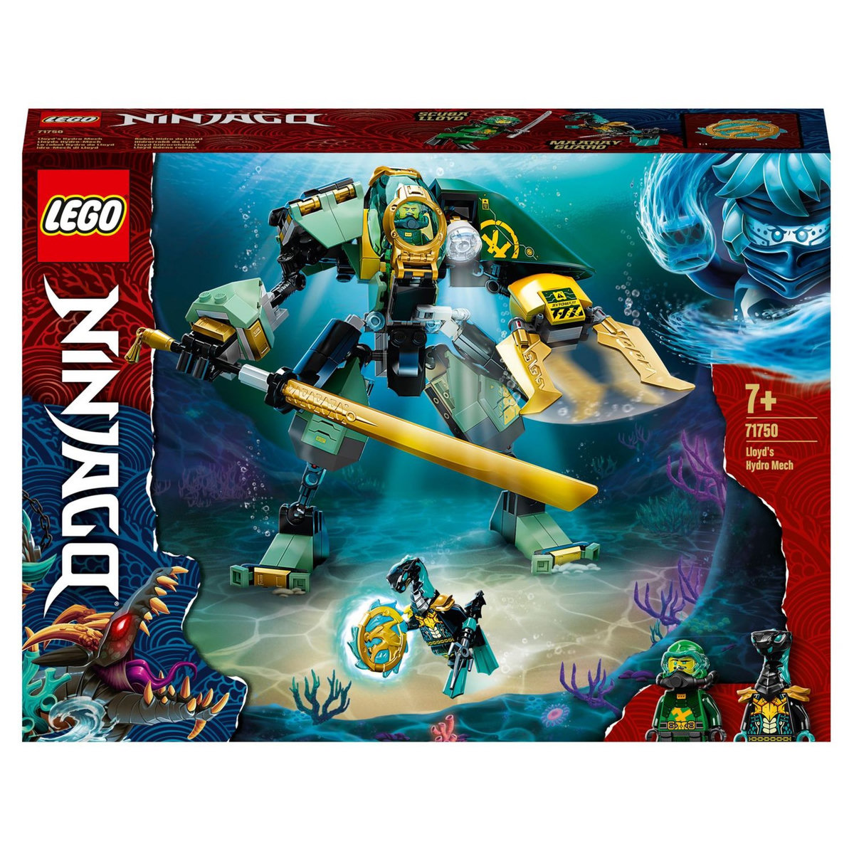 LEGO NINJAGO 71750 - Le robot Hydro de Lloyd 