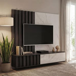 Paris Prix Ensemble Meuble TV  Kip II  160cm Graphite & Blanc