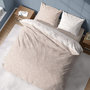Voir la diapositive 3 : Home collection Parure housse de couette 100% coton lyocell 57fils-plage revers.