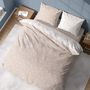Voir la diapositive 3 : Home collection Parure housse de couette 100% coton lyocell 57fils-plage revers.