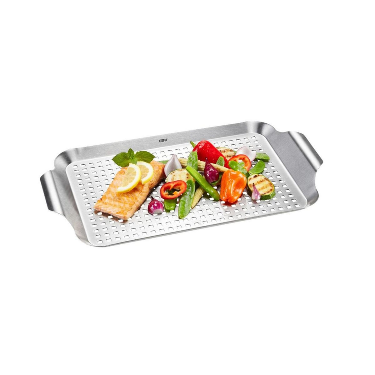 GEFU Plat à griller 43x25cm inox - 89258