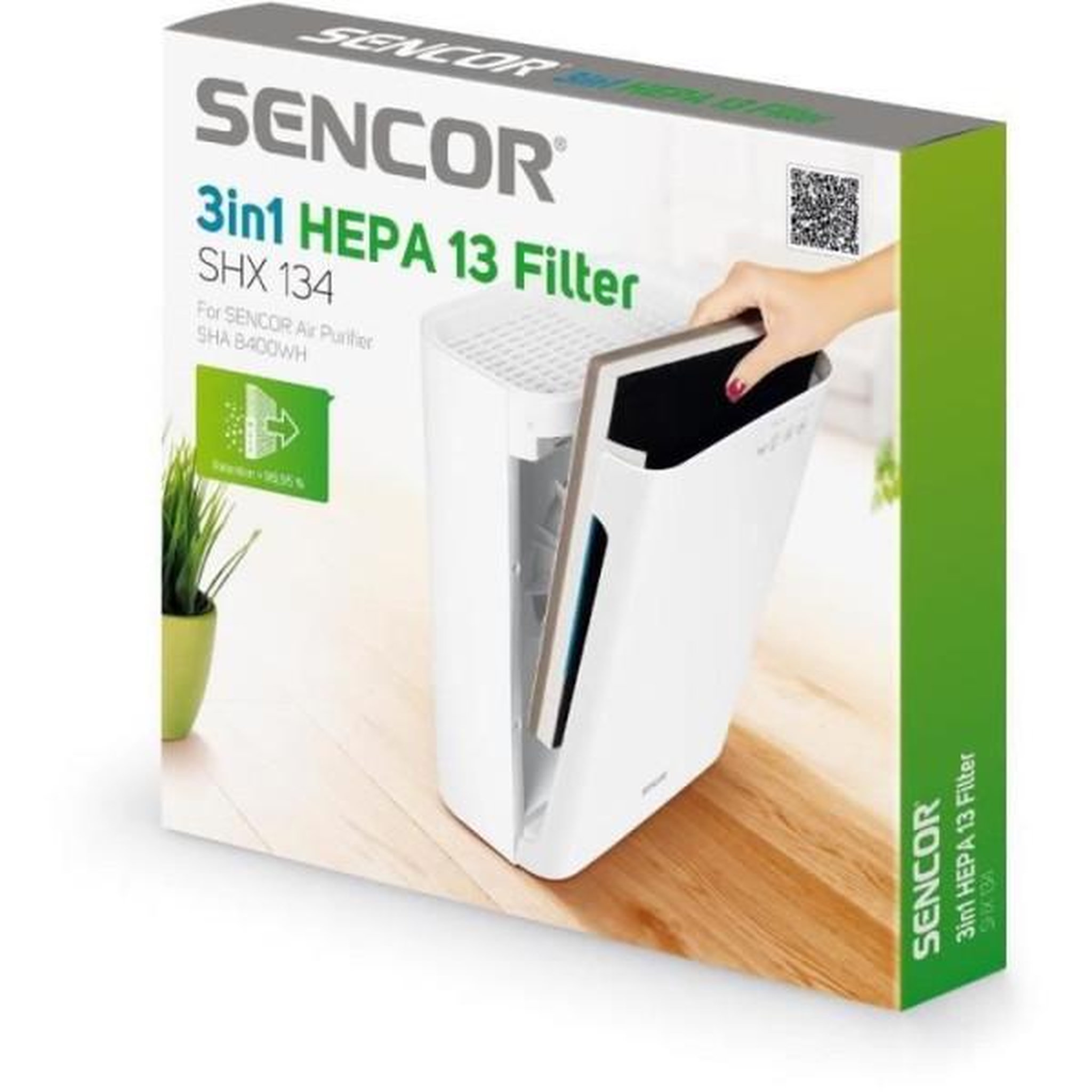 MARKET24 Purificateur d'Air Filtre HEPA 13 pour SHA 8400WH - Sencor - SHX 134