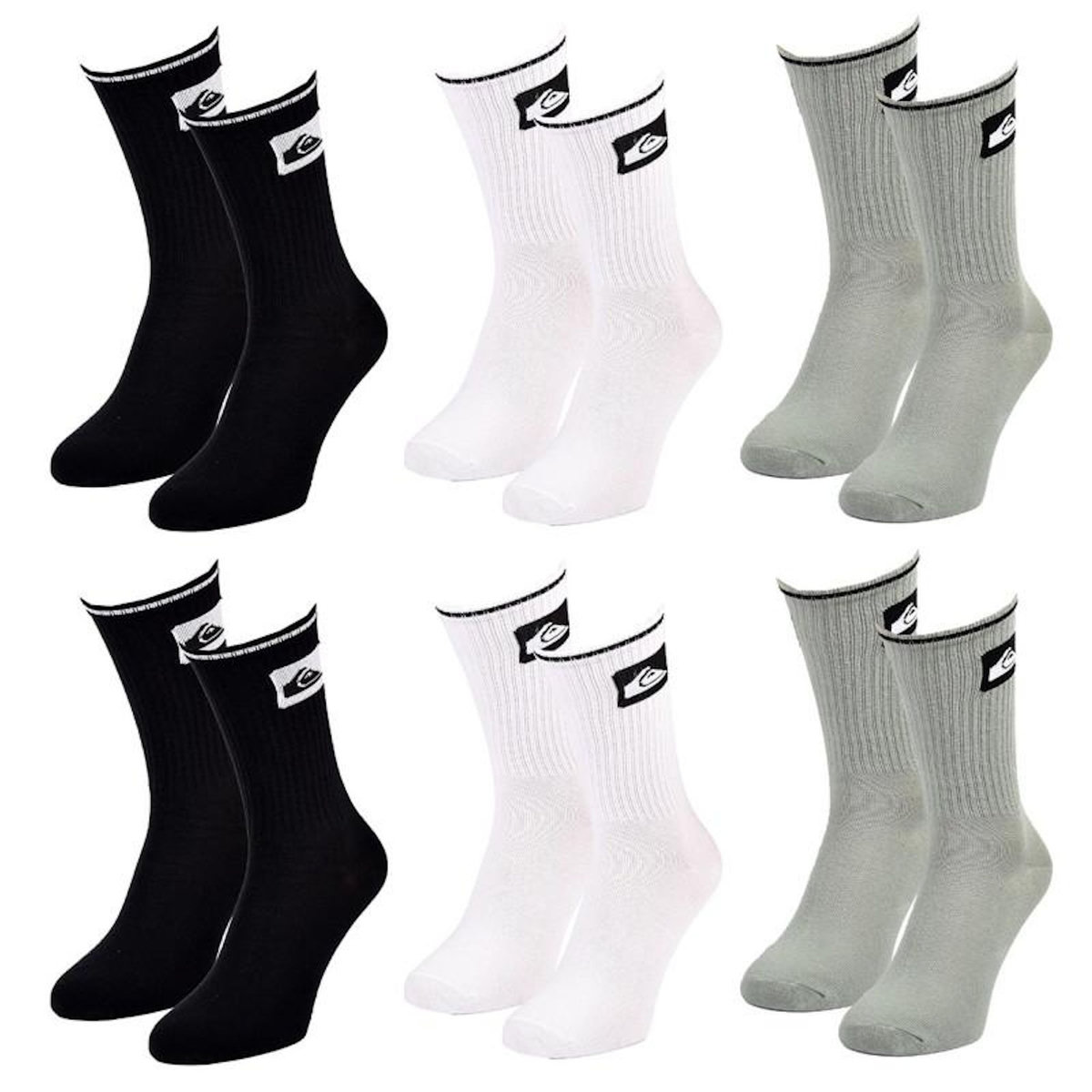 QUIKSILVER Chaussettes QUIKSILVER REGULAR CREW