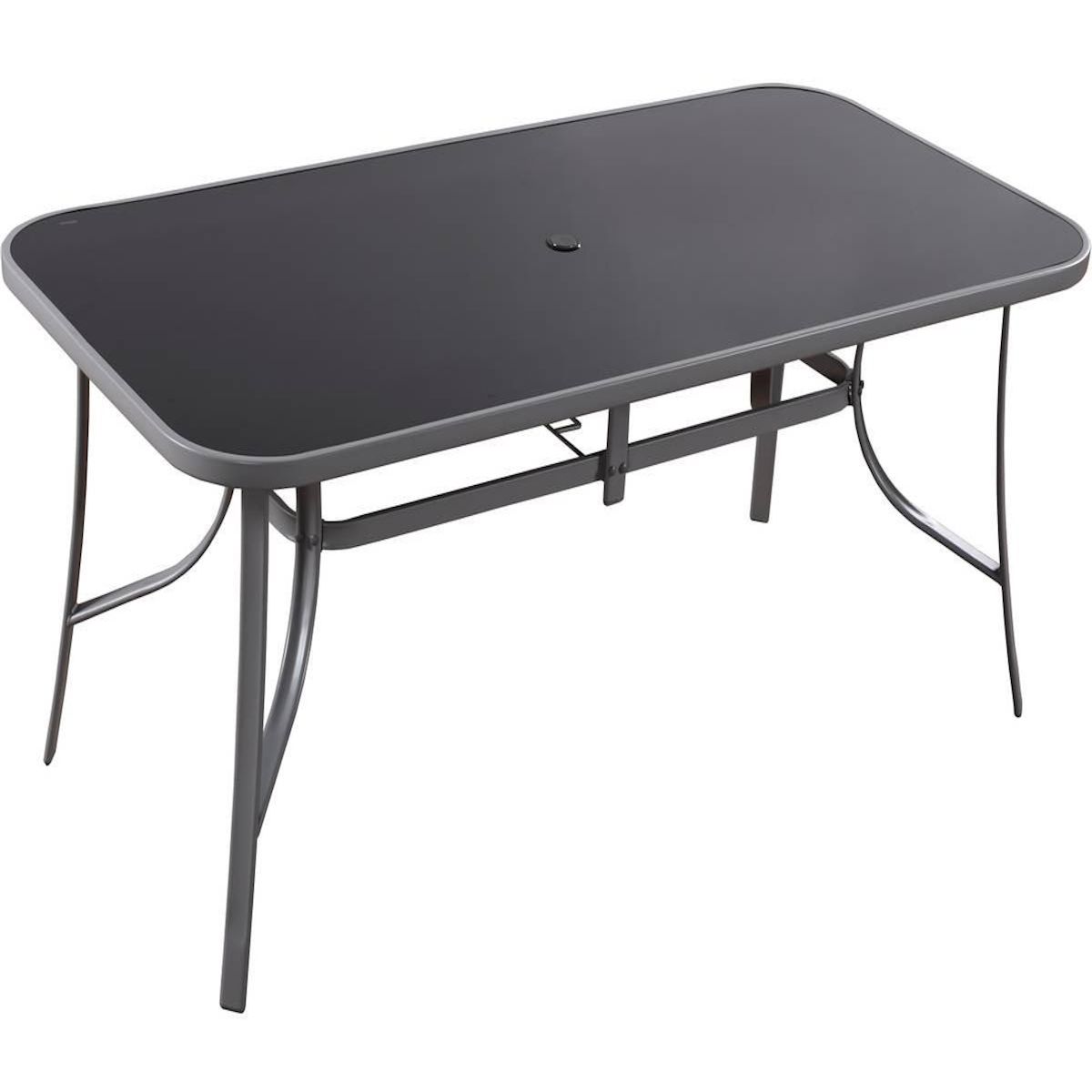 Habitat et Jardin Salon de jardin  Cordoba XL 180  - Phoenix - Noir