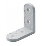 CENTRALE BRICO 1 équerre d'assemblage plastique brut HETTICH, l.50 mm