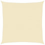 Voir la diapositive 2 : VIDAXL Voile d'ombrage 160 g/m^2 Creme 5x5 m PEHD