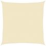 Voir la diapositive 2 : VIDAXL Voile d'ombrage 160 g/m^2 Creme 5x5 m PEHD