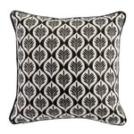 Paris Prix Coussin Déco à Motifs  Esmina  40x40cm Noir