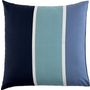 Voir la diapositive 3 : ATELIER DU COTON Parure housse de couette 100% coton 71fils azul