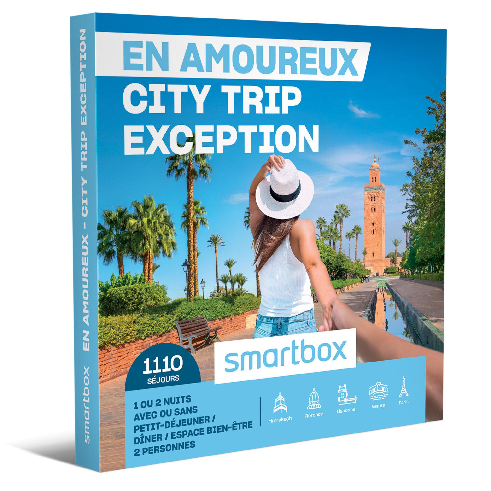 Smartbox En amoureux - city trip exception - coffret cadeau séjour