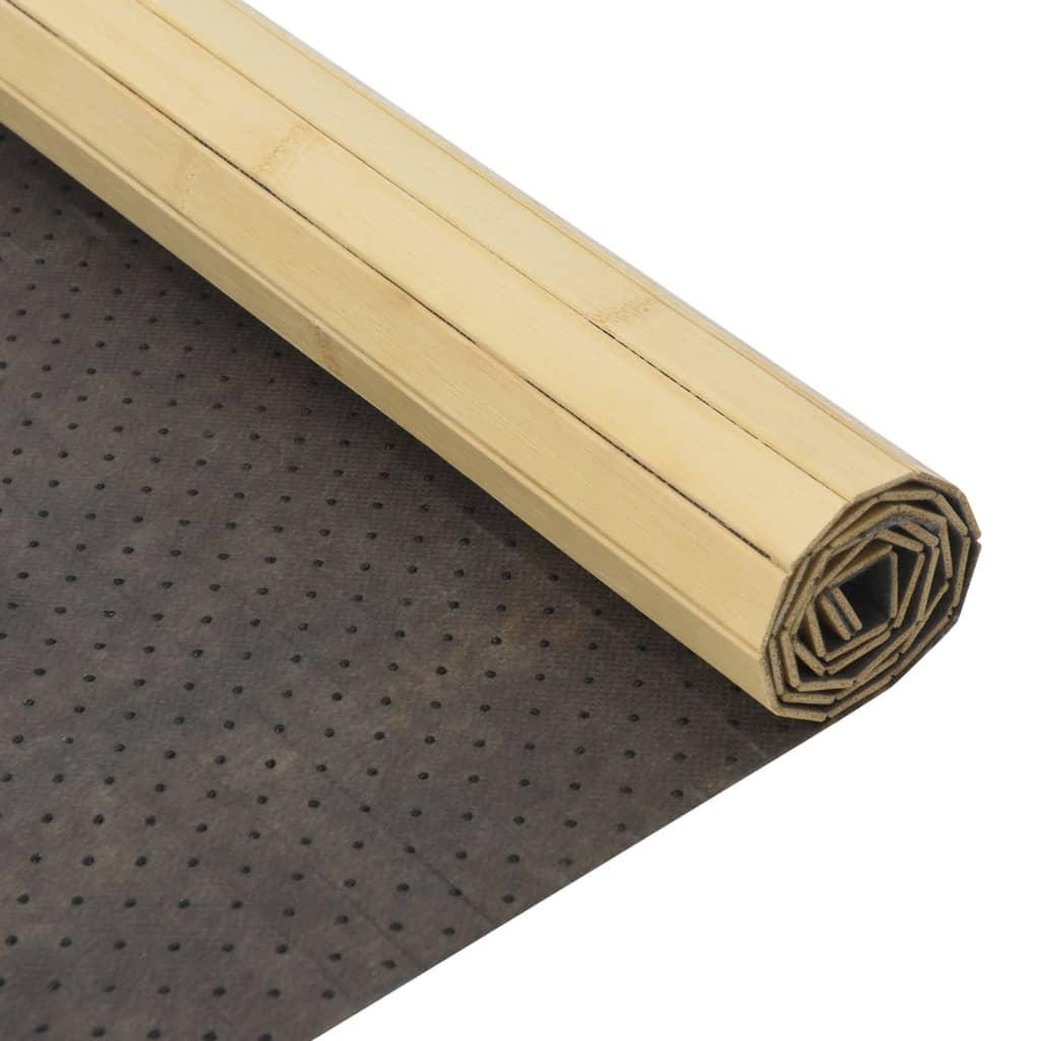 Voir la diapositive 5 : VIDAXL Tapis rectangulaire naturel clair 60x500 cm bambou