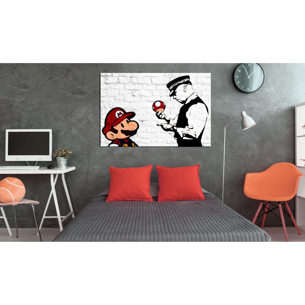 Paris Prix Tableau Imprimé  Banksy - on Brick