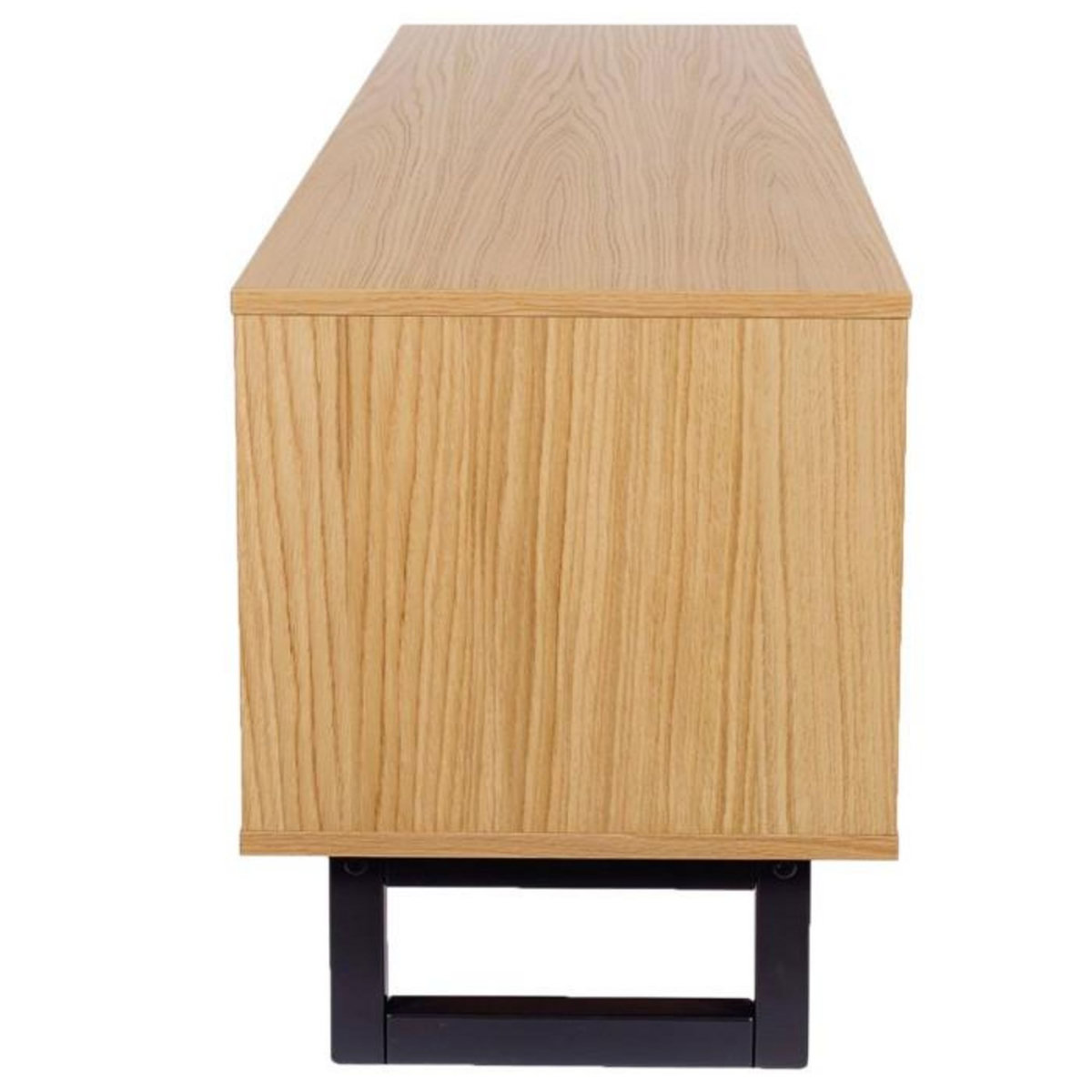 Paris Prix Meuble TV 2 Portes 2 Niches  Camden  150cm Chêne & Noir