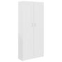 Voir la diapositive 2 : VIDAXL Bibliotheque Blanc 82,5x30,5x185,5 cm Bois d'ingenierie
