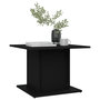 Voir la diapositive 3 : VIDAXL Table basse noir 55,5x55,5x40 cm bois d'ingenierie