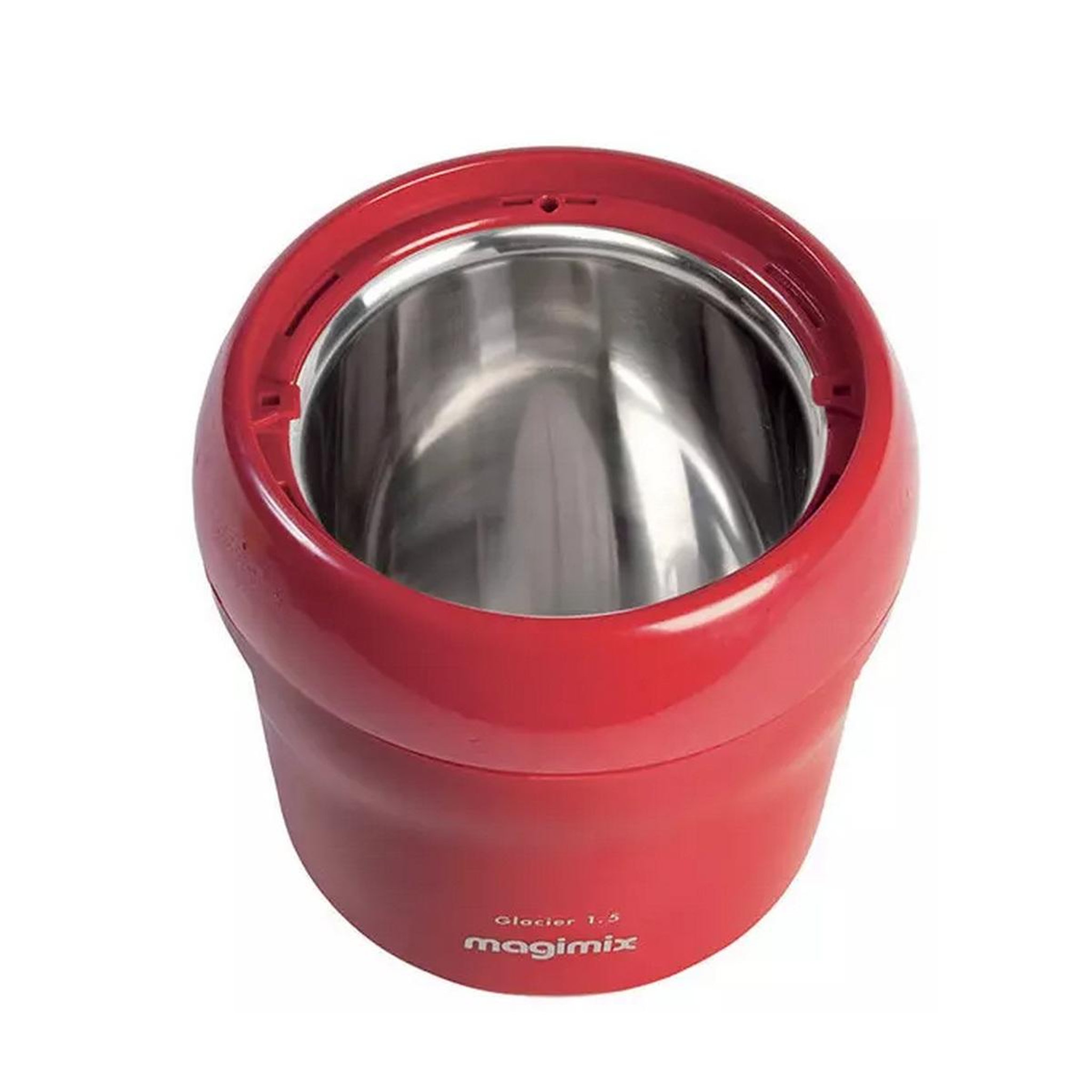 Voir la diapositive 3 : MAGIMIX Sorbetière 1.5l 15w rouge - 11669