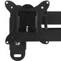 Voir la diapositive 2 : tectake Support mural TV 10 - 26  orientable et inclinable