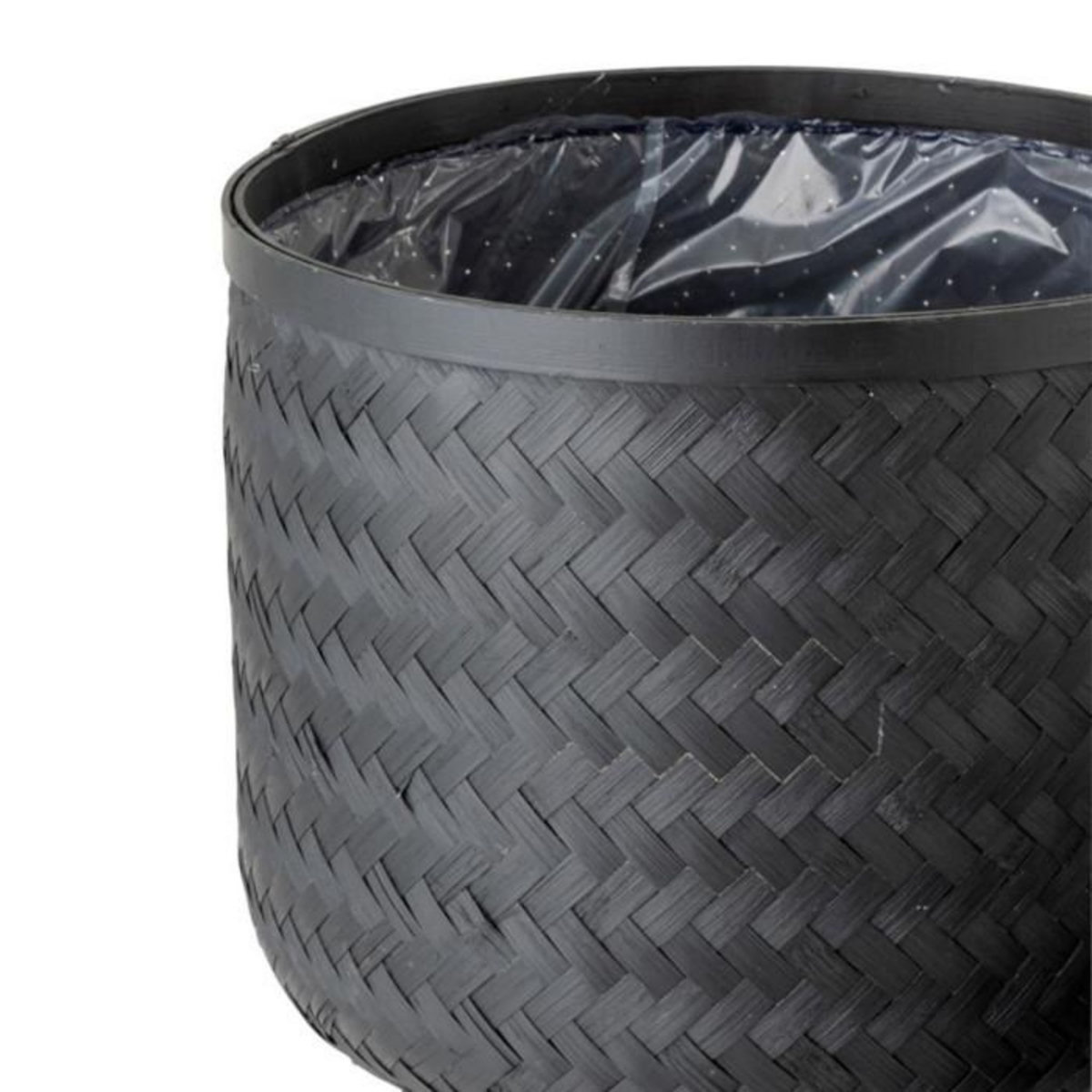 Paris Prix Lot de 3 Cache-Pots Design  Cuye  76cm Noir