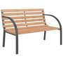 Voir la diapositive 2 : VIDAXL Banc de jardin 120 cm Bois et fer