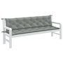 Voir la diapositive 1 : VIDAXL Coussins de banc de jardin lot de 2 gris clair melange tissu