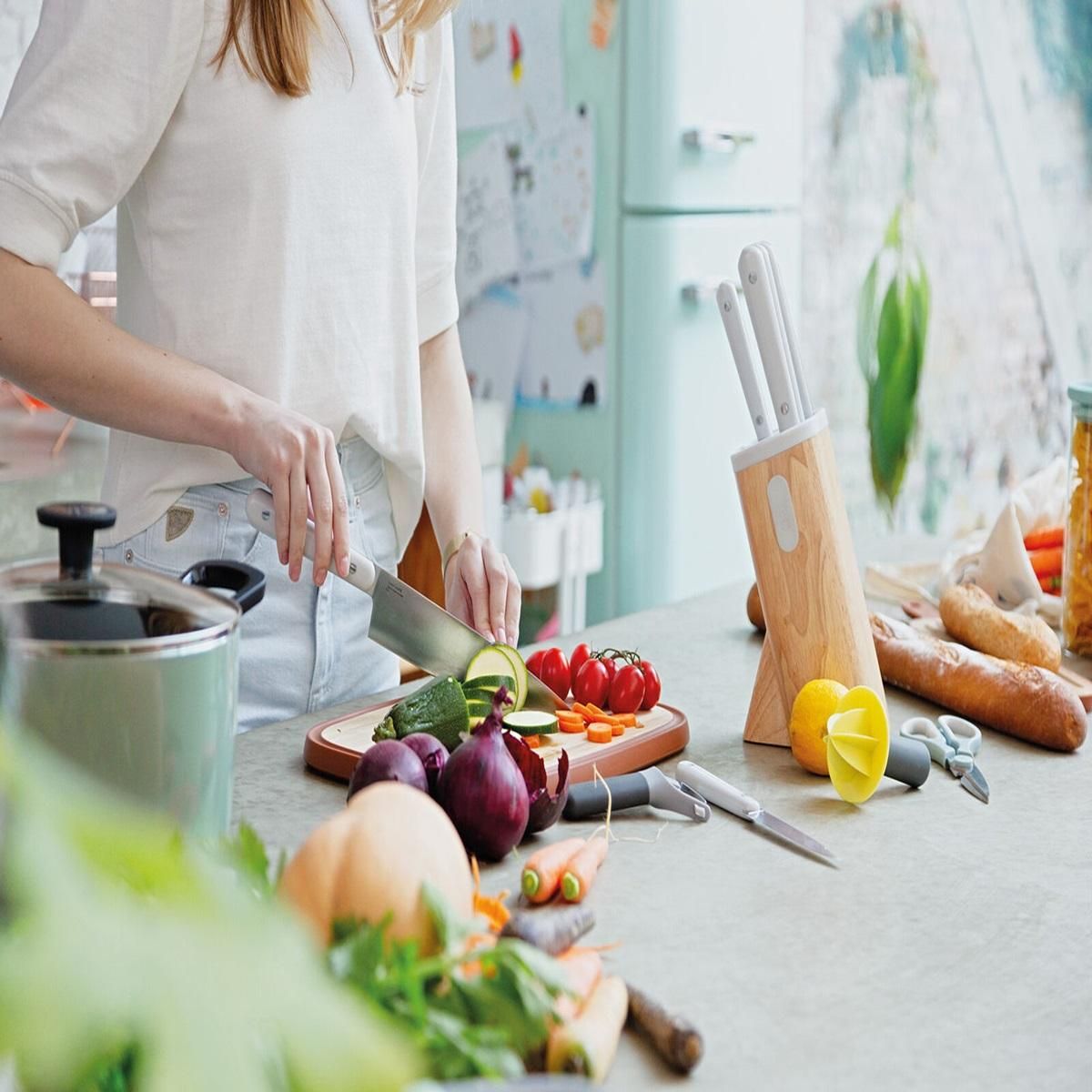 Berghoff Bloc de 6 couteaux lames inox - 3950342