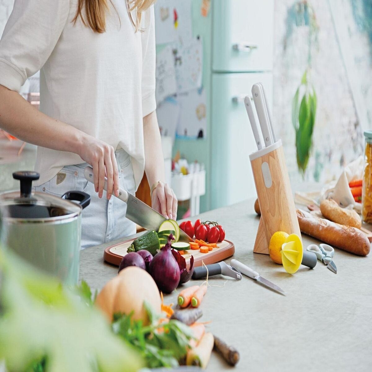 Berghoff Bloc de 6 couteaux lames inox - 3950342