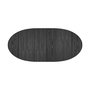 Voir la diapositive 3 : Rendez vous déco Table ovale 6/8 personnes extensible en bois noir 170/200 cm-Eddy