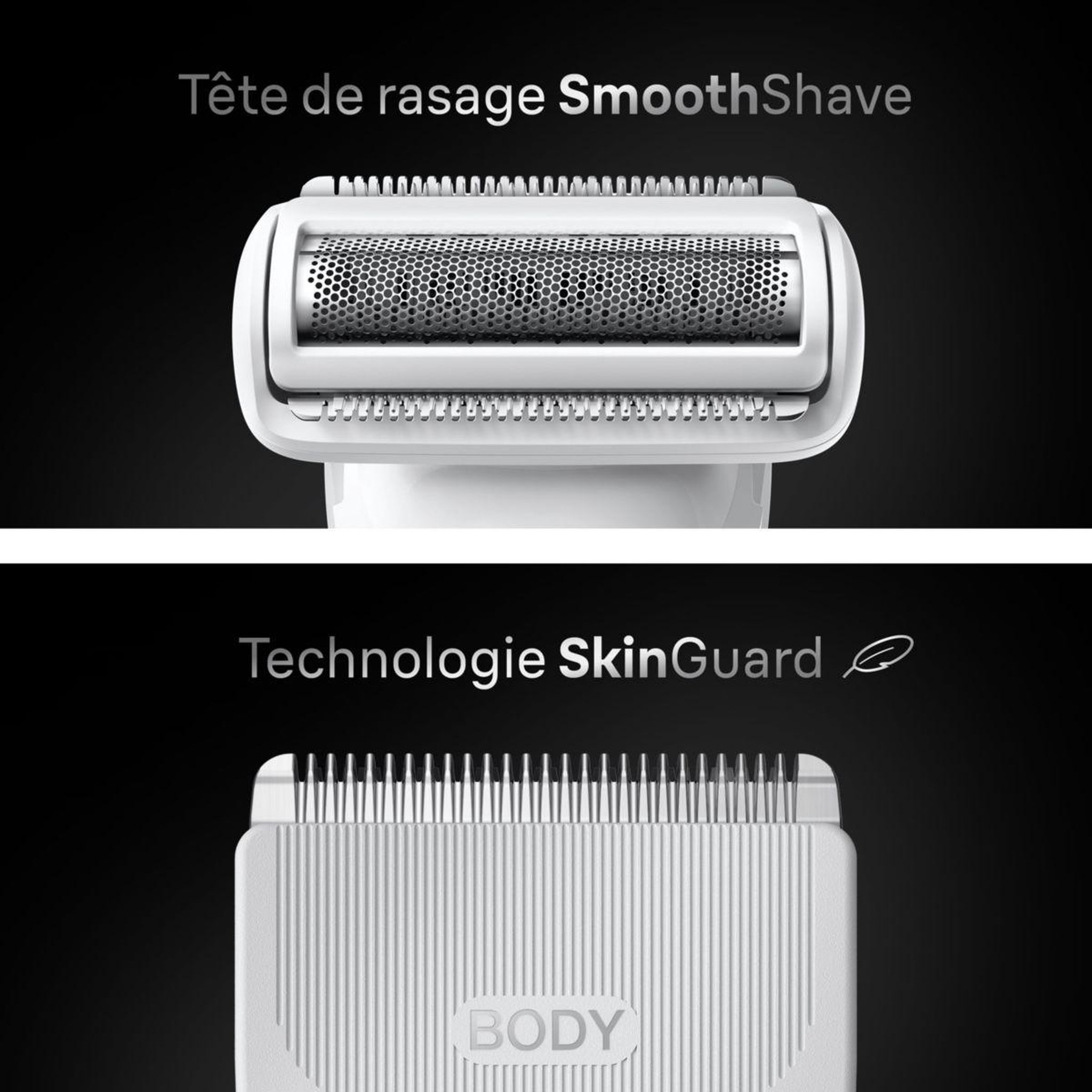Voir la diapositive 4 : BRAUN Tondeuse corps bg7550