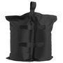Voir la diapositive 3 : tectake Lot de 4 sacs de lestage pour pavillon à remplir avec du sable noir