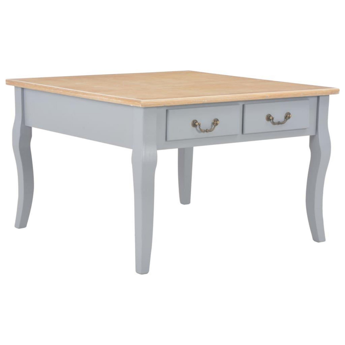 VIDAXL Table basse Gris 80 x 80 x 50 cm Bois
