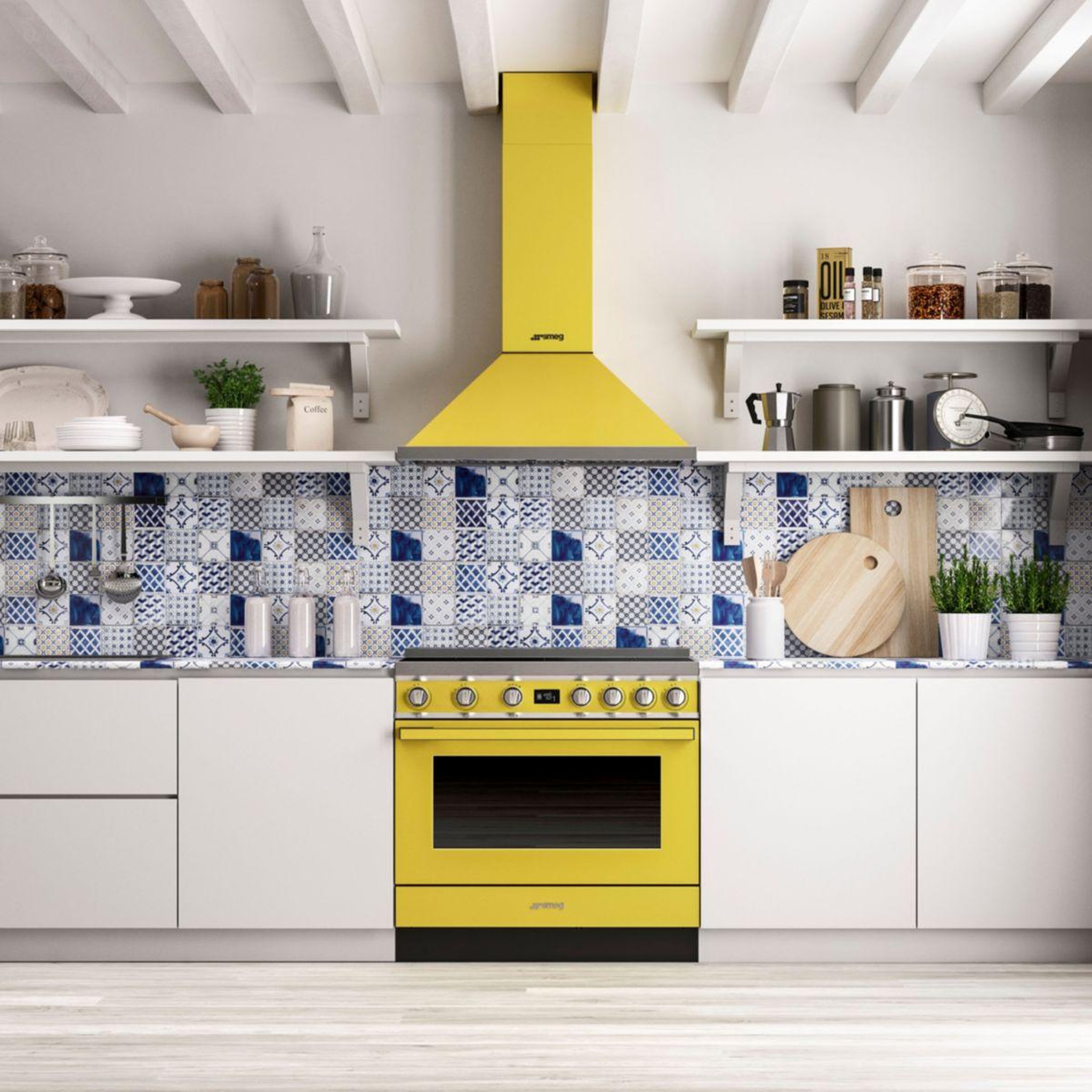 Voir la diapositive 4 : SMEG Piano de cuisson induction cpf9ipyw