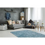 Voir la diapositive 2 : Paris Prix Tapis Vintage Tissé à la Main  Etna  Bleu Pétrole