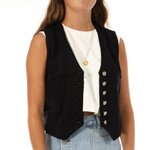 MONDAY PREMIUM Gilet  Femme Monday Premium 382. Coloris disponibles : Noir