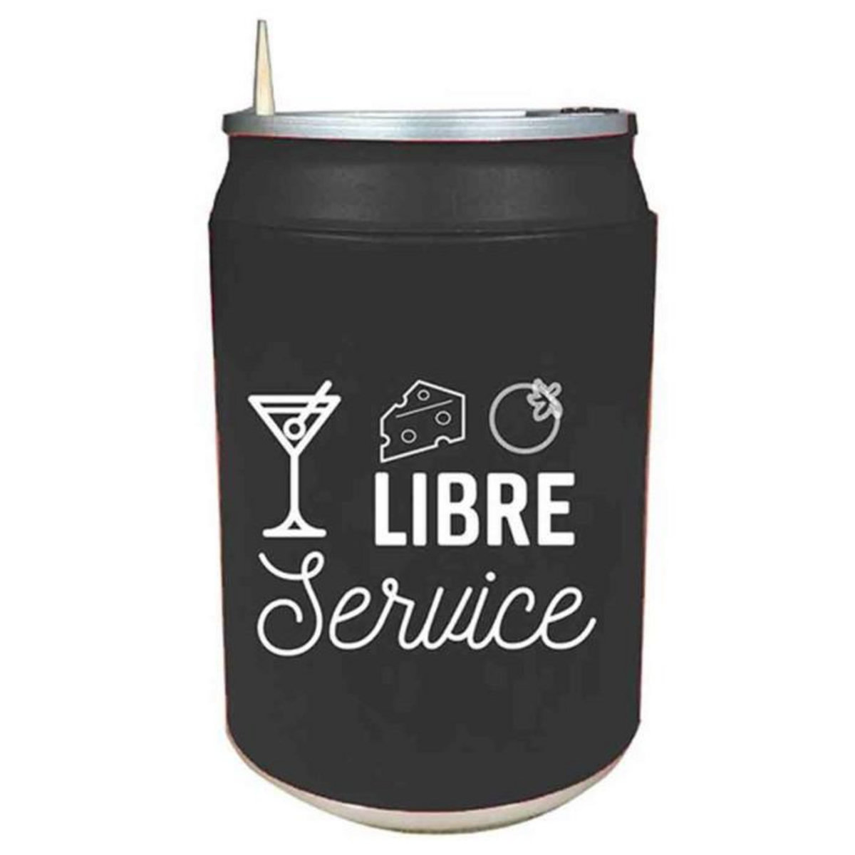 Paris Prix Lot de 50 Piques Apéro  Distributeur  8cm Noir