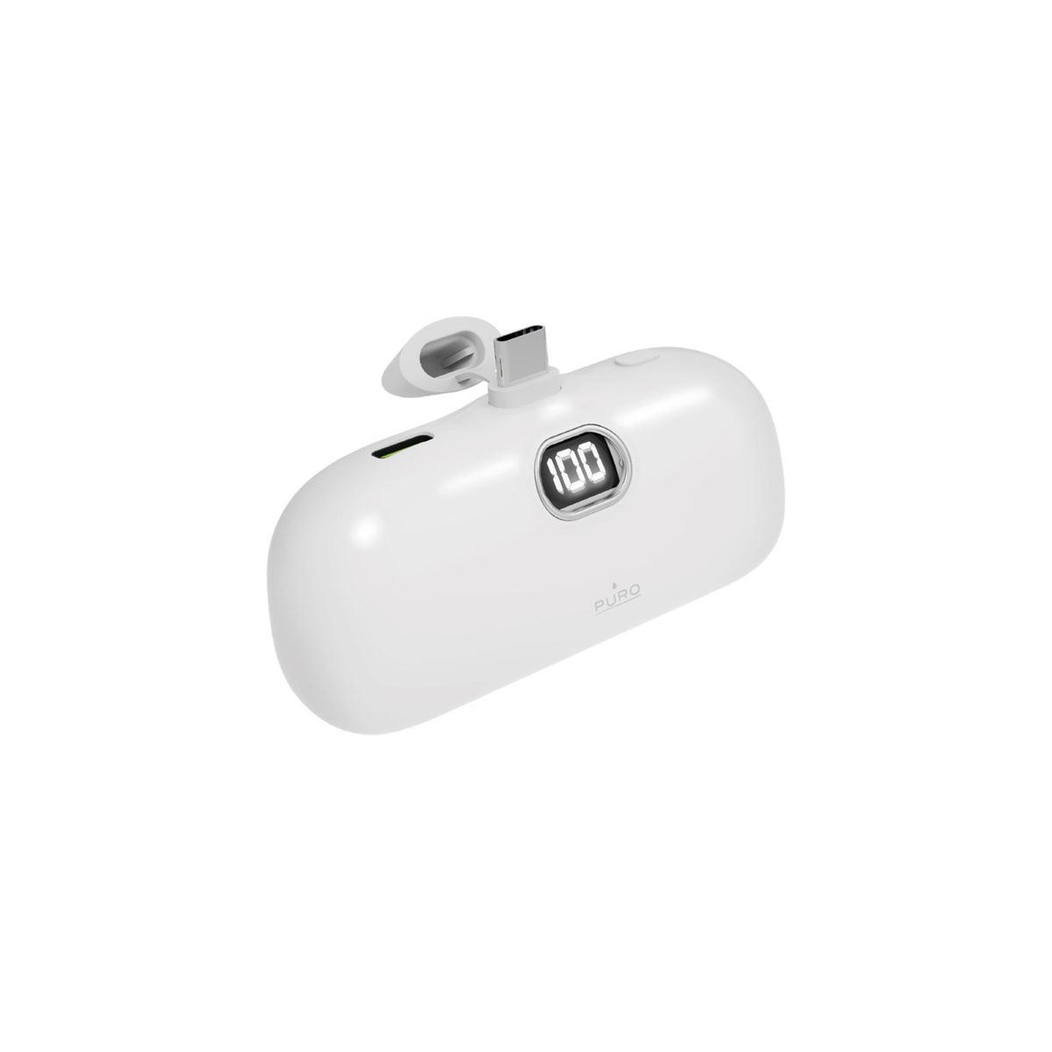 Voir la diapositive 2 : Puro Puro pufcbb50c1usbcplug banque d'alimentation électrique 5000 mah blanc