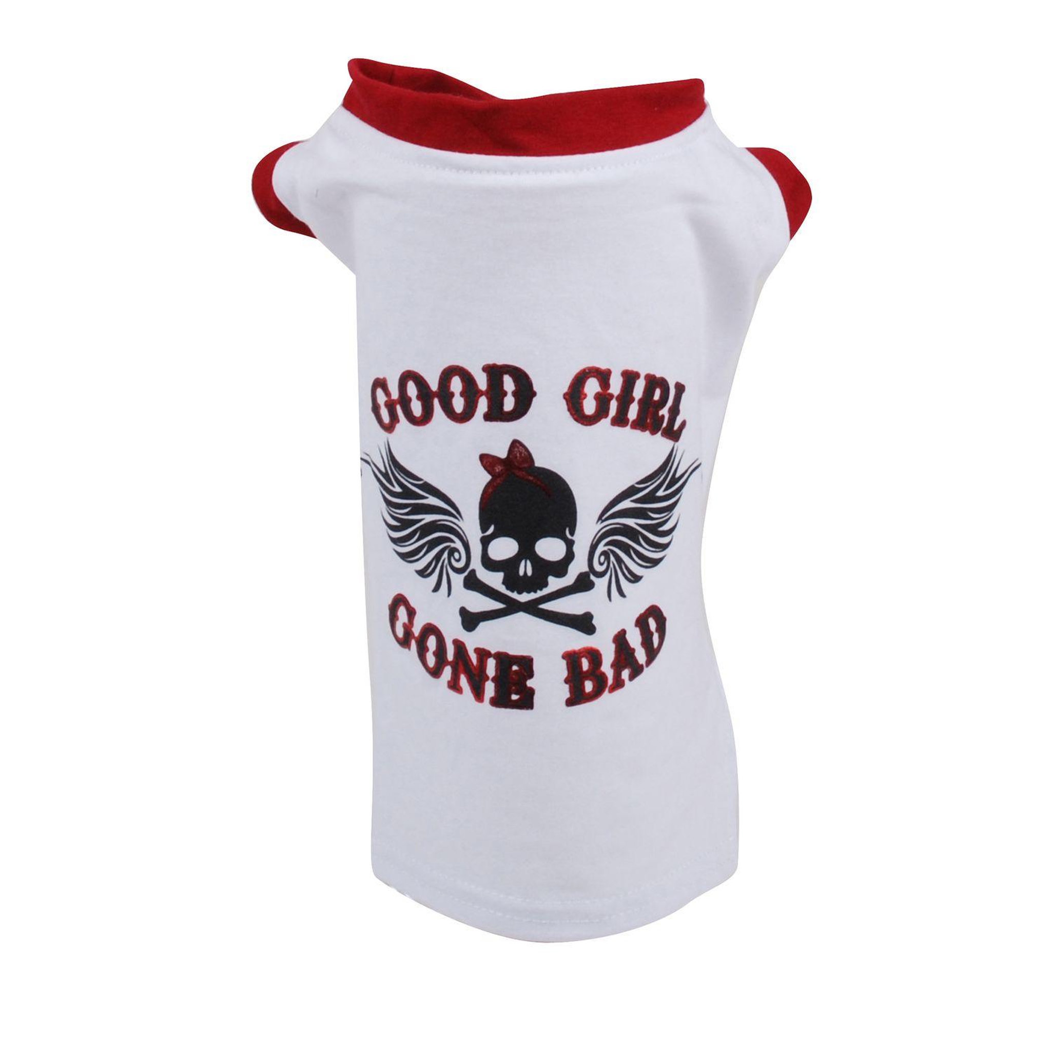 DIVERS T-shirt pour chien Good Girl - Taille S. Coloris disponibles : Blanc