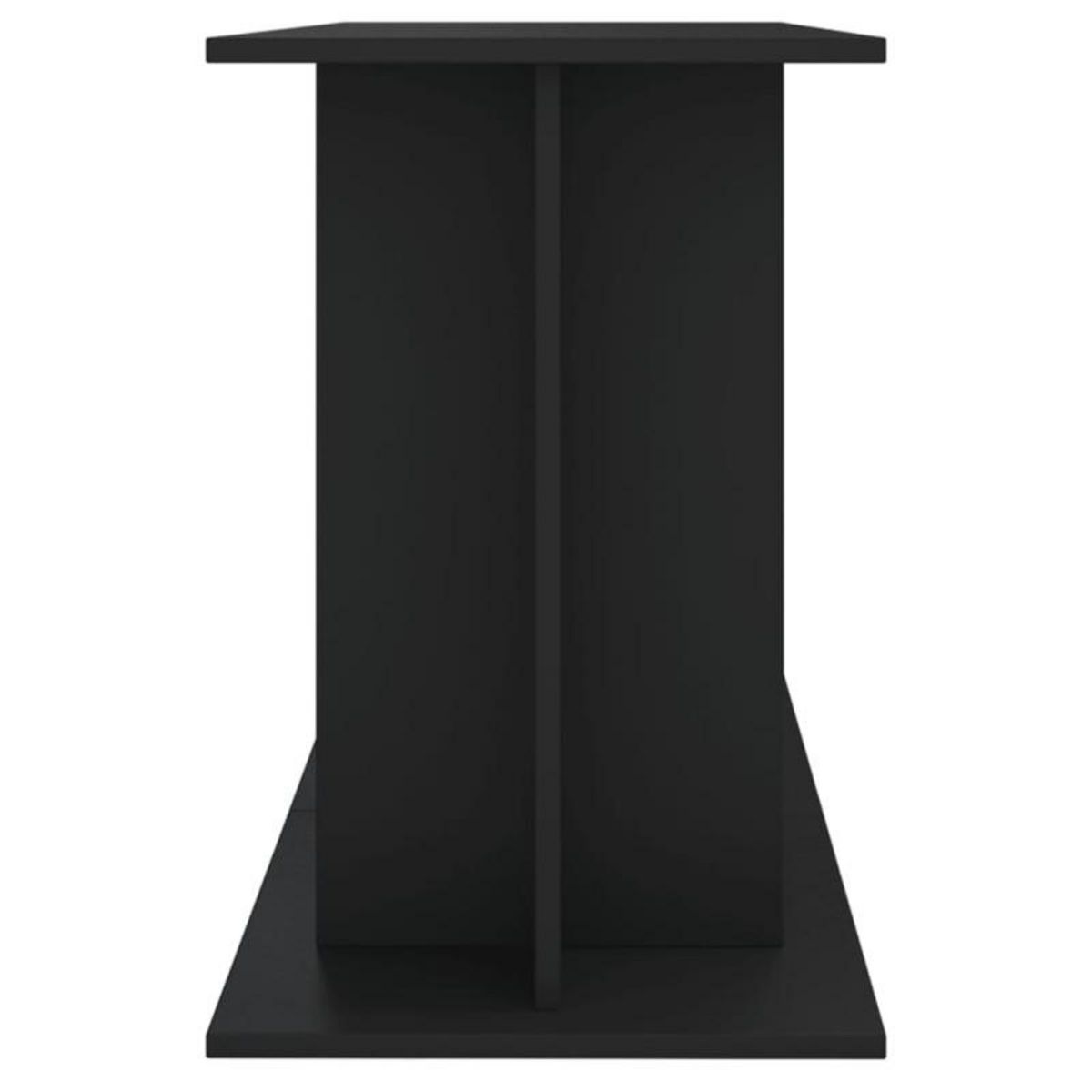 VIDAXL Support pour aquarium noir 120x40x60 cm bois d ingénierie
