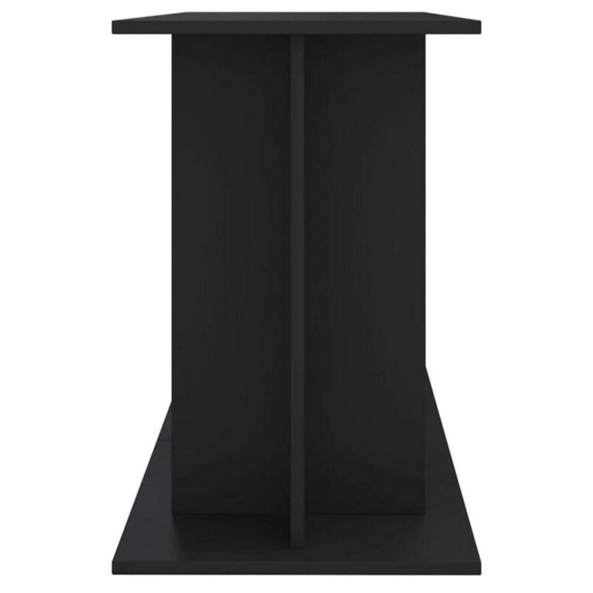 VIDAXL Support pour aquarium noir 120x40x60 cm bois d ingénierie