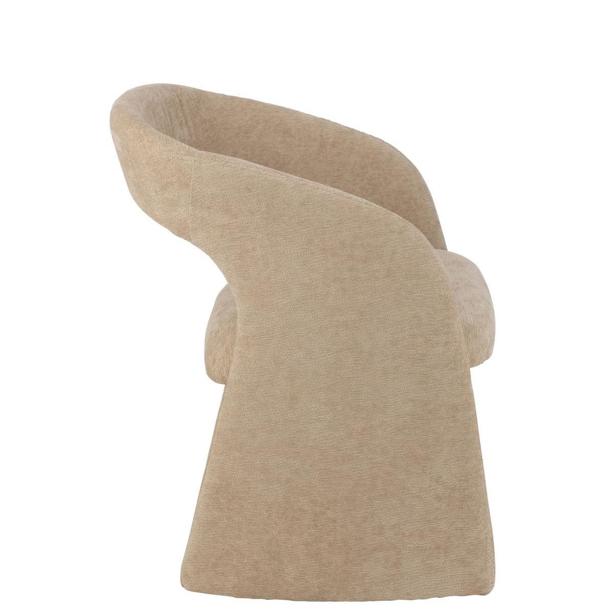 Voir la diapositive 3 : J-LINE Fauteuil design  anise  80cm beige