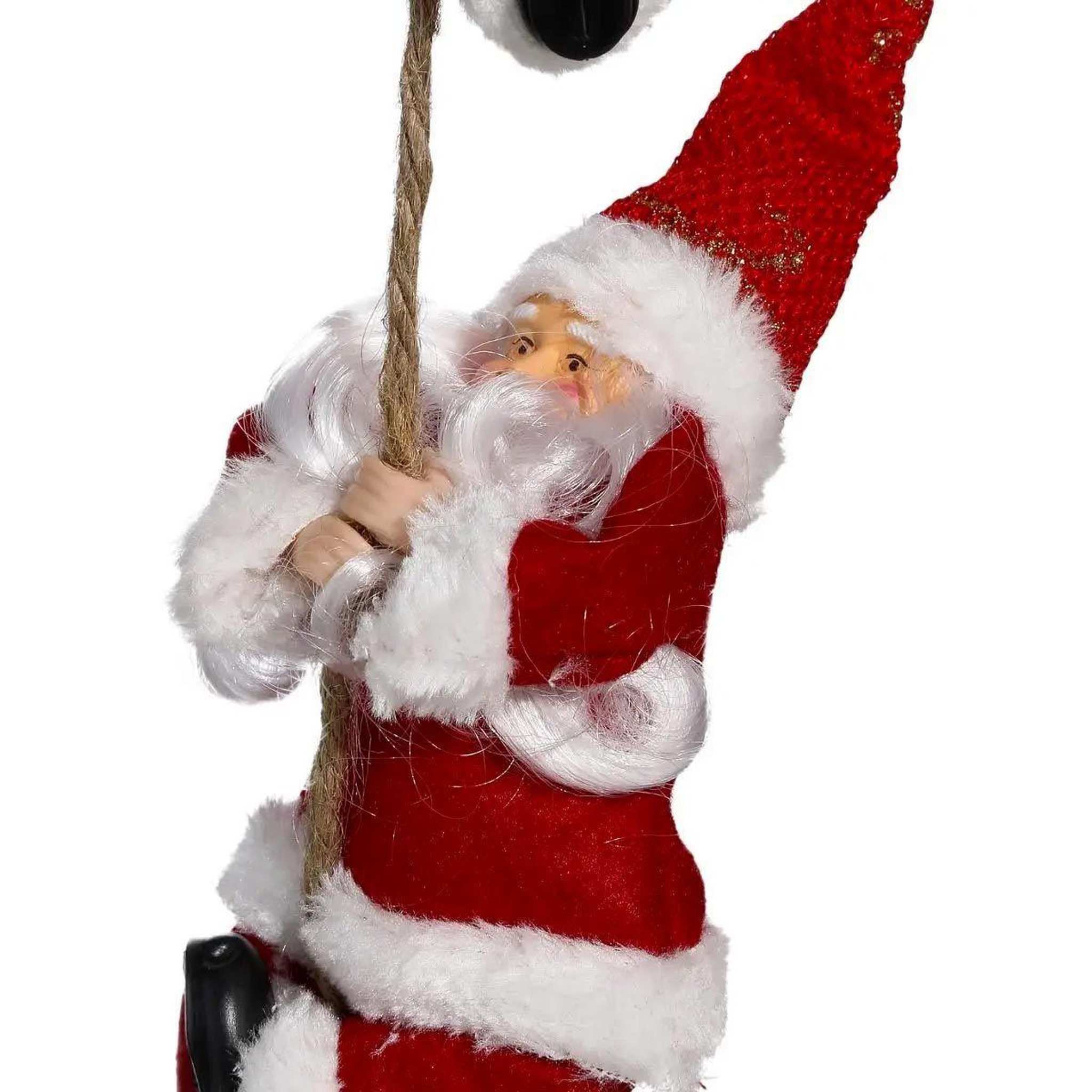Voir la diapositive 2 : ATMOSPHERA Guirlande de noël  santa grimpeur  110cm rouge