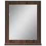 Voir la diapositive 4 : VIDAXL Miroir de salle de bain et etagere chene marron bois ingenierie