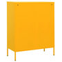 Voir la diapositive 5 : VIDAXL Armoire de rangement Jaune moutarde 80x35x101,5 cm Acier